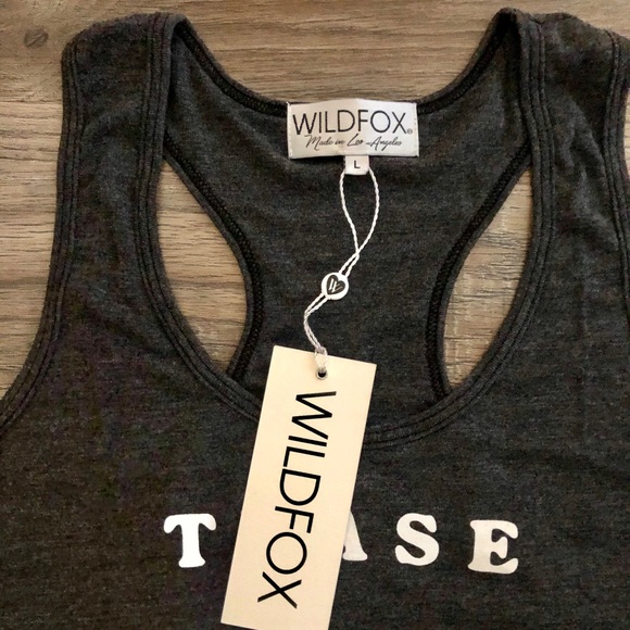 HP π NWT Wildfox Tease Tank - Picture 4 of 7